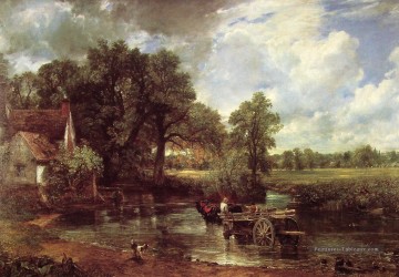John Constable œuvres - Le Hay Wain romantique John Constable